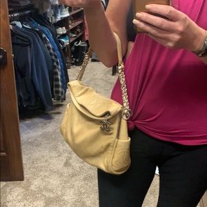 Chanel hobo satchel tan